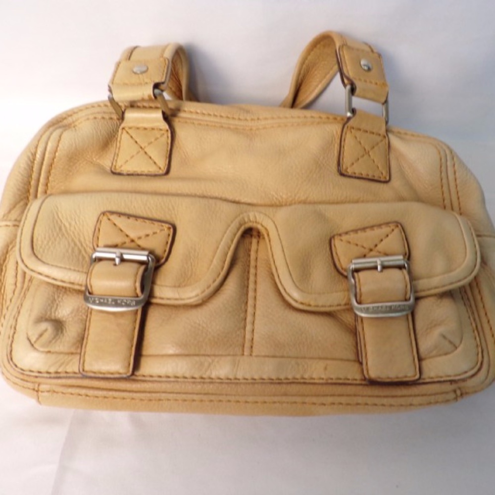 Michael Kors Buckle Soft Leather Shoulder Satchel